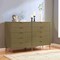 Manhattan Comfort DUMBO 10-Drawer Double Tall Dresser in Olive Green DR004-OG - alternate 1